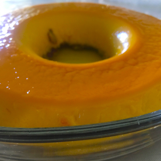 Pudim delicioso de leite condensado