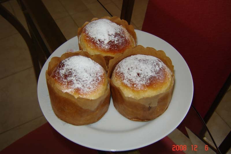 Mini panetone de bombom