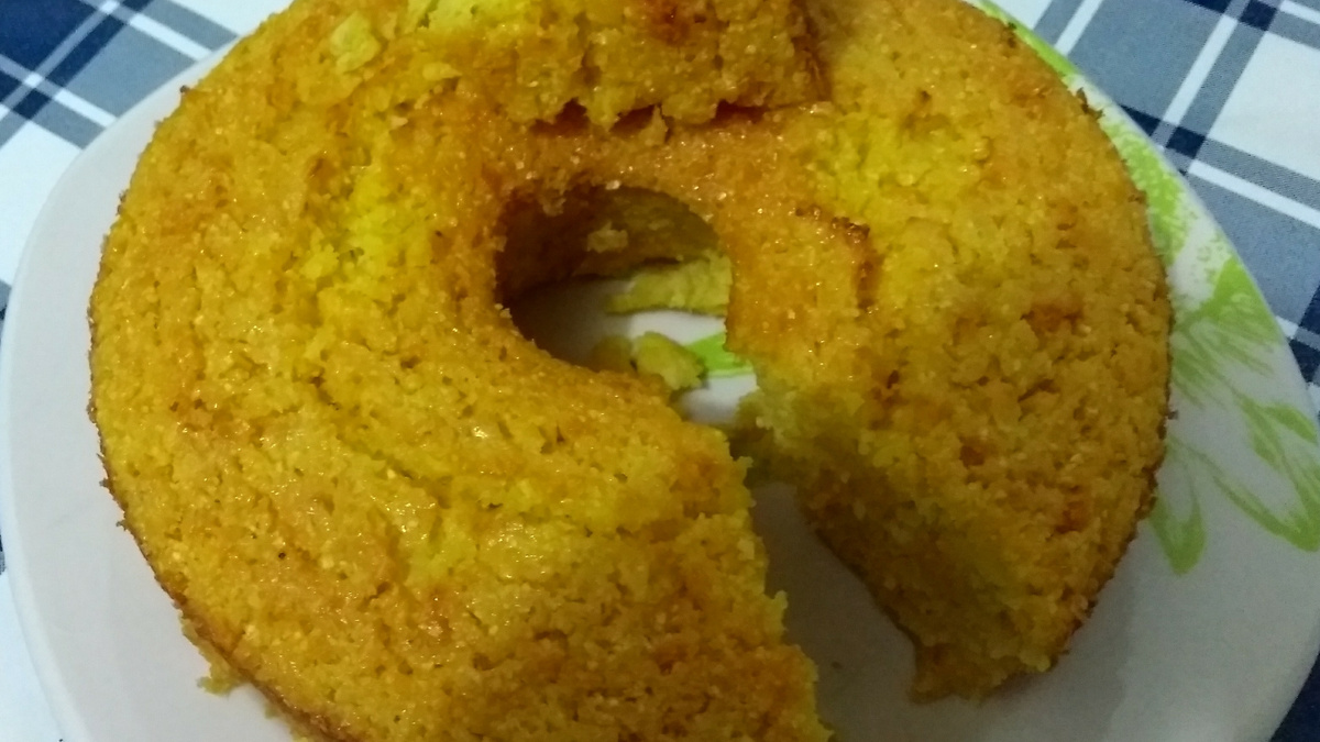 Bolo de milho de lata