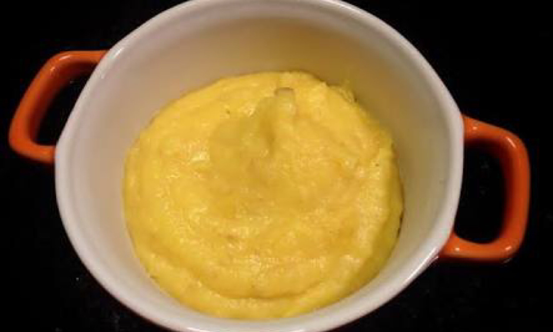 Creme de batata baroa com ricota