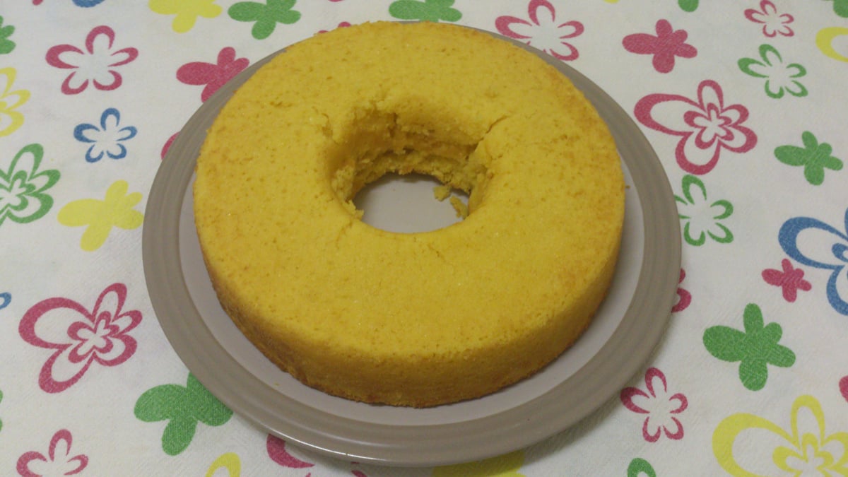 Bolo de milho verde em lata