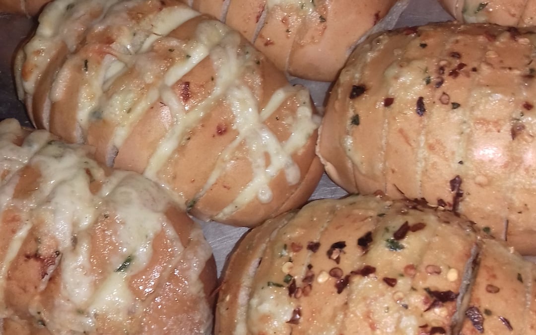 Pão de alho saboroso