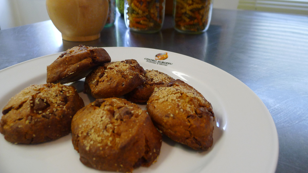 Cookies maravilhosos de chocolate