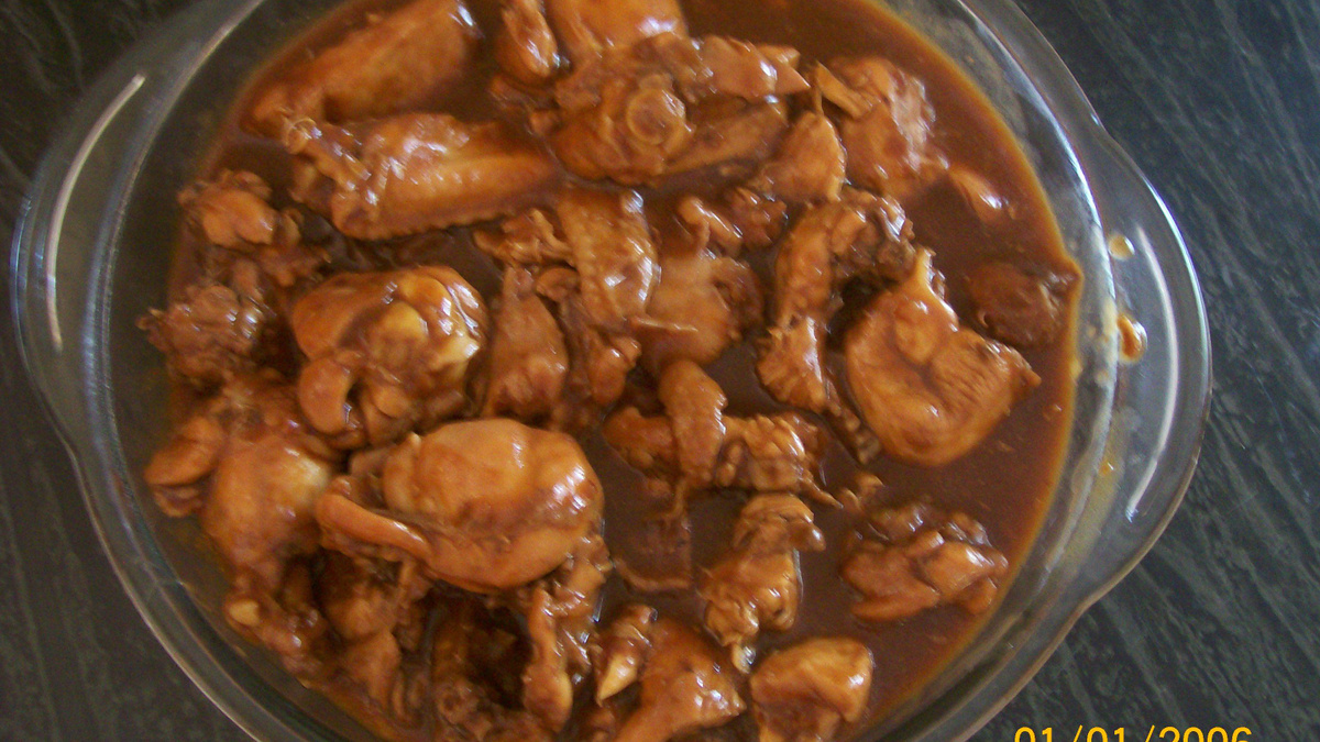 Frango com molho de cerveja Caracu