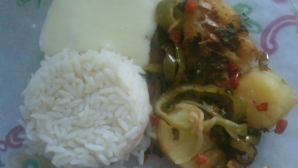 Bacalhau simples ao forno