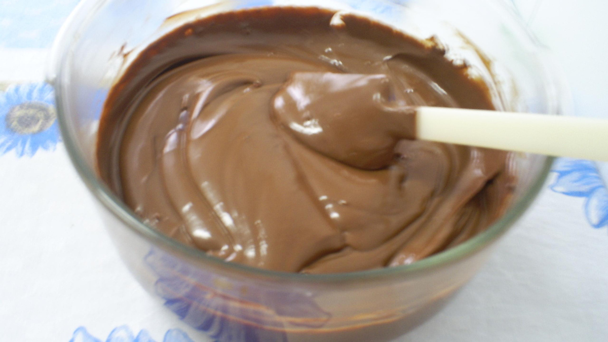 Sorvete de chocolate
