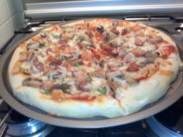 Massa de pizza deliciosa