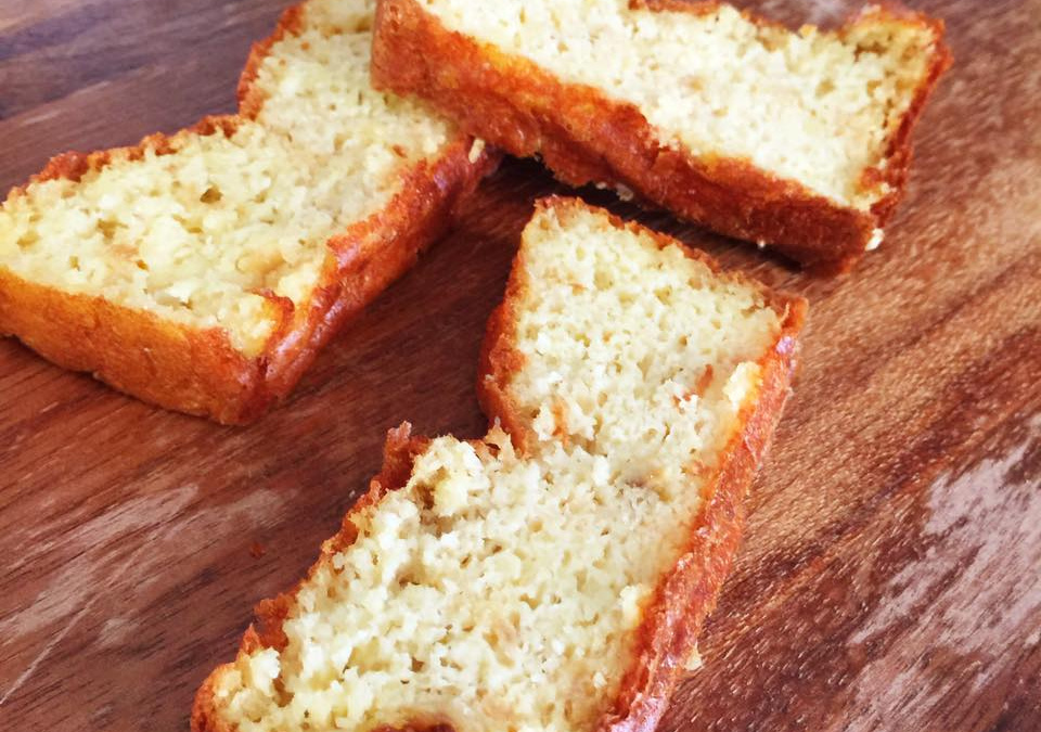 Pão low carb assado