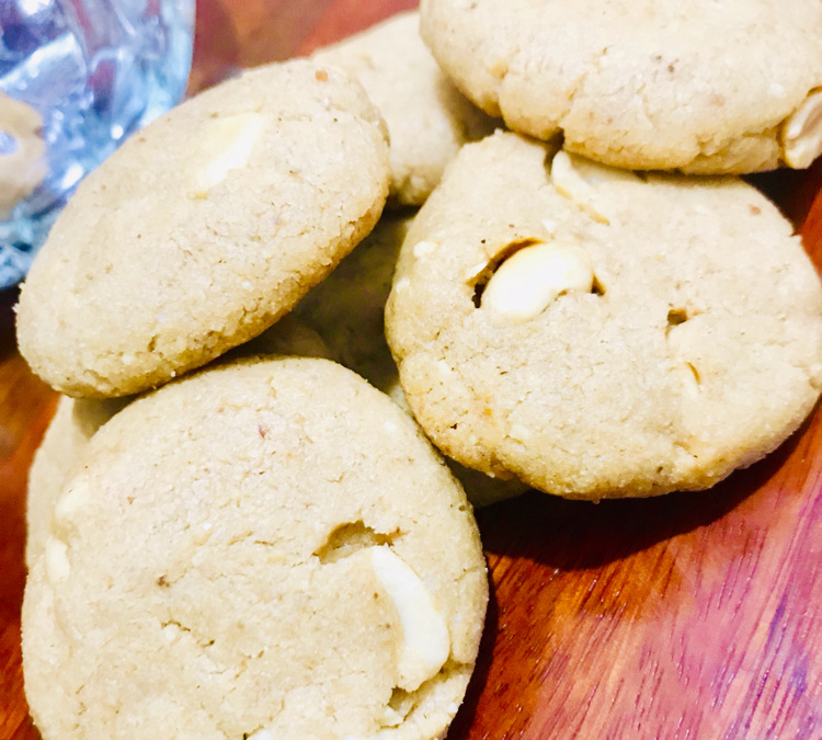 Cookie e amendoim e aveia