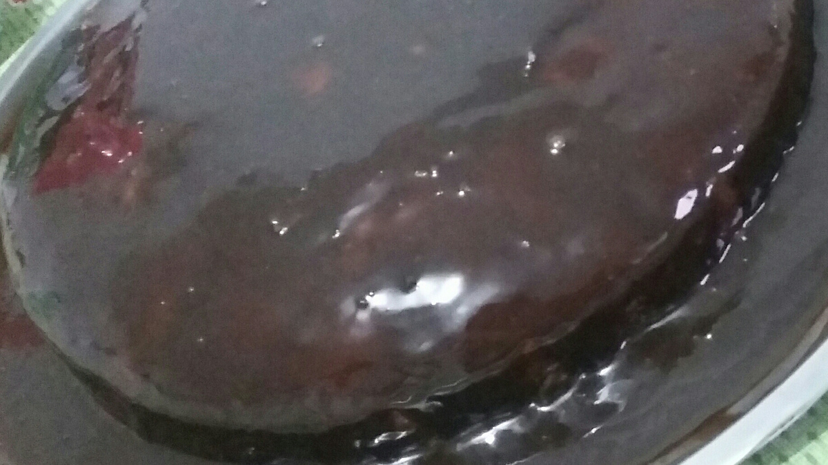 Cobertura de chocolate sem leite condensado
