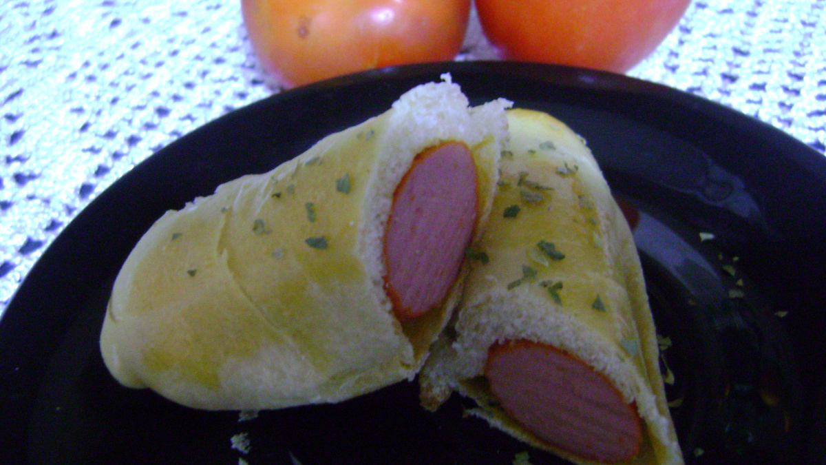 Enroladinho de salsicha