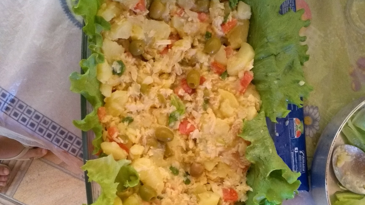 Salada de bacalhau