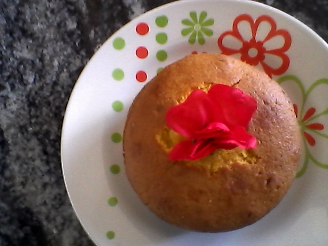 Mini bolo de cenoura