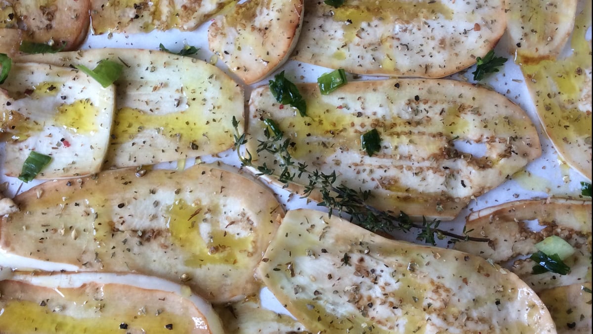 Chips de berinjela