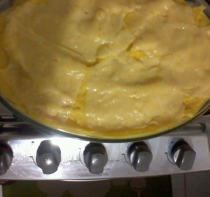 Escondidinho de peito de peru defumado