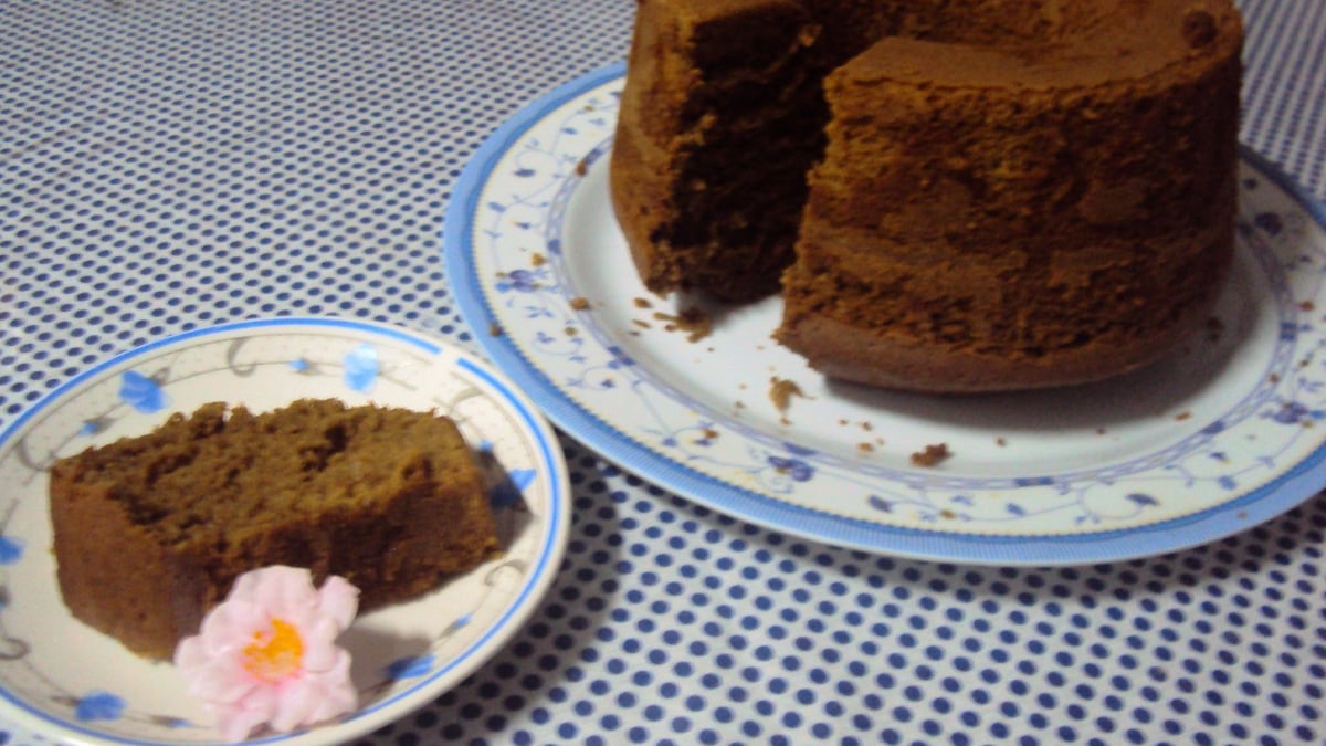 Bolo café com leite