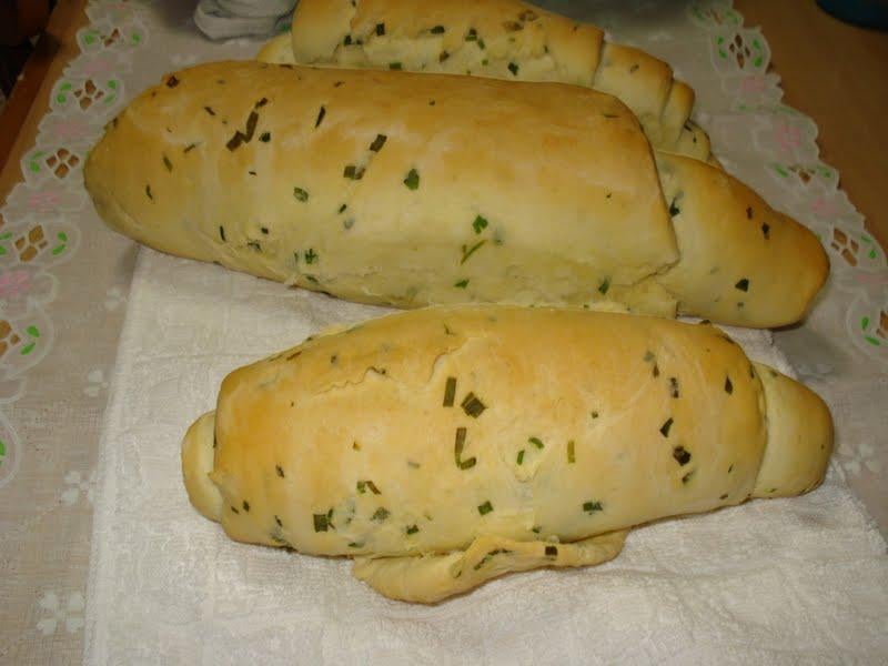 Pão caseiro com fermento em pó da Denise