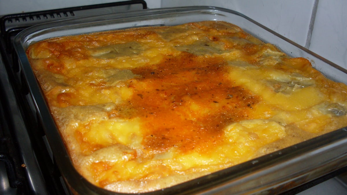 Omelete de forno com sardinha