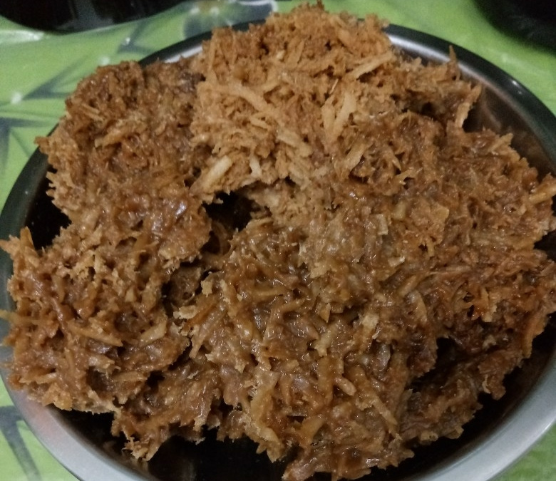 Cocada de coco queimado