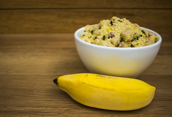 Farofa de banana-da-terra