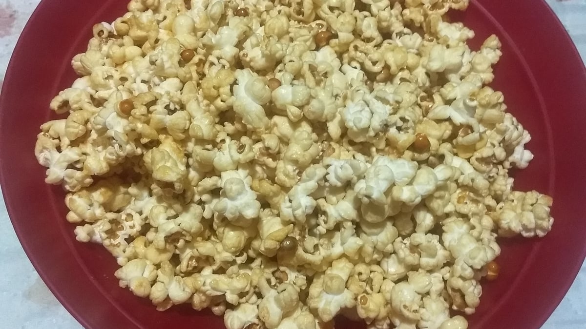 Pipoca caramelizada