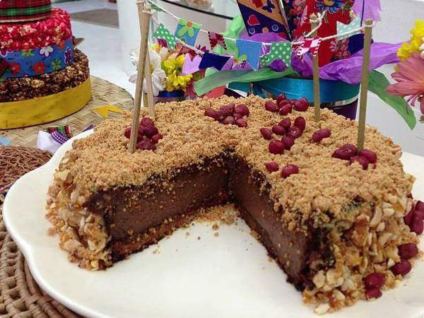 Torta gelada de amendoim