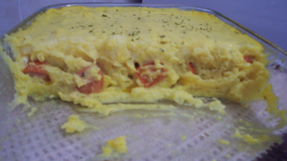 Escondidinho de salsicha