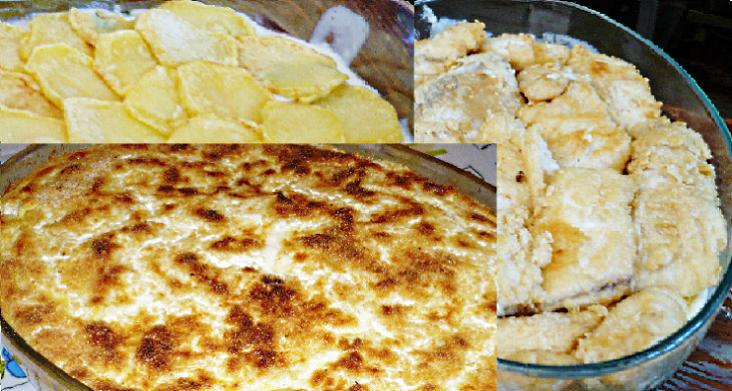 Parmegiana de peixe da Drica