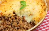 Bolo de batata com carne moída