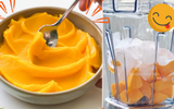 Cortei o açúcar e essa receita de 2 ingredientes me salvou: é absurdamente cremoso e só tem 130 calorias em uma porção de 500ml!