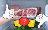 Congelar a carne no dia que vai vencer: truque de gênio ou erro?