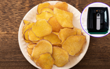 O segredo para o chips de batata-doce na airfryer ficar bem crocante: truque simples deixa a sua batatinha perfeita e deliciosa