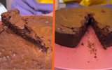 Bolo de chocolate SEM FARINHA e bem CREMOSO: receita é muito fácil, é só misturar!