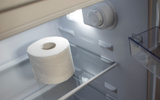 Já testou colocar um rolo de papel higiênico na geladeira? O resultado é surpreendente!