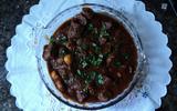 Carne com cerveja
