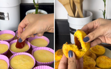 Quem disse que não dá para comer um bolinho de milho durante a dieta? Essa receita sem açúcar tem poucas calorias e vai matar sua vontade!