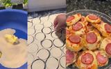 Sempre faço essa minipizza fofinha para o lanche das crianças durante as férias e a família inteira ama!