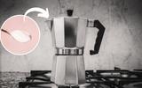 Pouca gente sabe: colocar uma colher de chá de açúcar antes de guardar a sua cafeteira Moka é um truque simples e genial