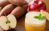 Nem suco de laranja, nem de morango: esse suco de suco de inhame com maçã é repleto de antioxidantes e outros benefícios