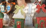 Transforme caixas de leite em lindas lembrancinhas de Natal para amigos e família: passo a passo fácil