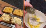Um jeito diferente de comer ovo para bater as proteínas do dia é fazendo esse patê com...