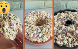 As crianças vão surtar com essa receita: bolo de pipoca sem assar é a guloseima perfeita pro fim de semana