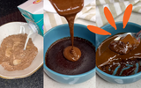 Brownie saudável de micro-ondas SEM OVO e SEM BANANA pra fazer hoje: receita de 5 ingredientes fica pronta em menos de 1 minuto