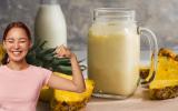 Para ficar mais forte e ganhar massa: aprendi como fazer o shake proteico mais delicioso da academia (com abacaxi e aveia!)