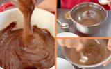 Brigadeiro proteico da chef para comer doce sem furar a dieta: olha essa consistência, essa textura!