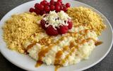 Arroz doce cacio e pepe