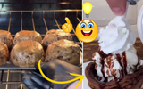 A melhor ideia que você vai ver hoje: como fazer um potinho comestível de cookie para sorvete de um jeito muito fácil