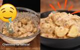 Salada de batata bolinha que aprendi com um chef: essa receita é muito prática e sempre dá certo