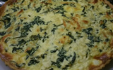 Quiche de ricota com espinafre