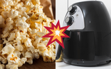 Pense bem antes de fazer pipoca na airfryer! O TudoGostoso explica por que receita pode ser perigosa